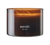 Meraki Bougie parfumée Meraki. 60 heures Bois foncé