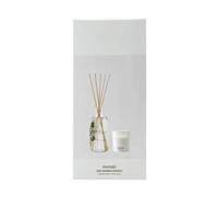 Meraki Coffret cadeau Meraki bâtonnets parfumés et bougie parfumée Verbena drizzle-fresh linen