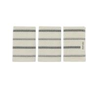 Meraki Lot de 3 lingettes True Off-White-noir