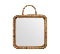Meraki Miroir Baki avec châssis 28x28 cm Nature