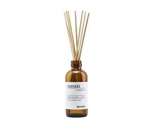Meraki Nordic Pin Bâtonnets parfumés | Diffuseur d'ambiance 120 ml | Parfum d'ambiance avec 7 bâtonnets