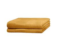 Merana Rome Set de Serviettes | Absorbant, Doux et Non Pelucheux | qualité éponge de Luxe | 100% Coton | Oeko-TEX | 590 GSM (2X Serviettes de Douche (70x140cm))