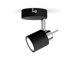 Meranti single spot black 1x35W 230V