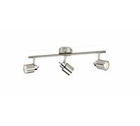 Philips Spot 3 lampes Ae43 5031317E7 nickel mat chrome métal 3x35 W