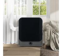 Merax Sèche-linge 3 kg à 4,5 kg Sèche-linge à gaz d'échappement, 830 W, sèche-linge en acier inoxydable avec 5 programmes, filtration multiple, protection contre la surchauffe, montage mural