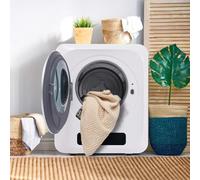 Merax Sèche-linge mural inox 3 kg (jusqu’à 4 kg) 830 W - 6 programmes & 6 fonctions, filtration multiple, protection surchauffe, montage mural - Blanc