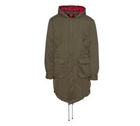 Merc of London Homme Tobias Parka Trench coat, Vert (Vert Kaki), L EU