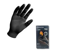 MERCATOR Gant Nitrile Noir Gogrip Taille M distributeur de 100