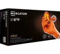 MERCATOR GoGrip premium gants en nitrile, orange, taille XL, 50 pcs.