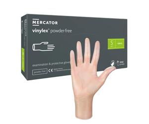 MERCATOR MEDICAL Vinylex Boîte de 100 gants en vinyle non poudrés Taille S