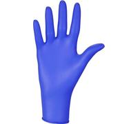Nitrylex Basic Gants Nitrile Jetables, Examen Protecteur, Non Poudrés, Non Stériles, Couleur Bleu, Taille S (6-7), Ambidextre, Bout Doigt Texturé, Poignet Bordé, dispenser box 100 Pcs