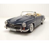 Mercedes 190 SL Cabriolet 1957 Bleu Foncé Modèle Réduit 1:18 Norev