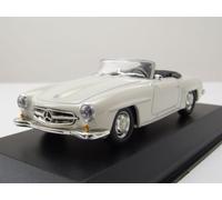 Mercedes 190 SL Cabriolet W121 1955 Blanc Modèle Réduit 1:43 Maxichamps