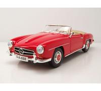 Maisto - Véhicule miniature - Mercedes 190 SL Cabriolet (W121 BII) 1955 Rouge 1:18