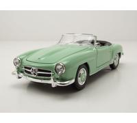 1955 Mercedes-Benz 190SL (W121) Cabriolet Vert 1:24 Welly 24118