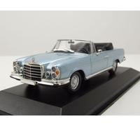 Mercedes 280 Se 3.5 Cabriolet W111 1970 Bleu Modèle Réduit 1:43 Maxichamps