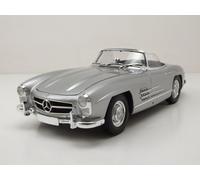 Mercedes 300 Sl Roadster 1957 Argent Modellauto 1:18 Minichamps