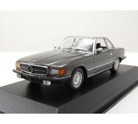 Mercedes 350 Sl Cabriolet Hardtop R107 1974 Gris Métallique 1:43 Maxichamps