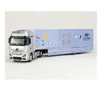 Voiture miniature de collection - IXO - Mercedes Actros MP4 WRC Rally Transporter 2025 - Échelle 1/43 - Métal monté - Réf. TTR036.22