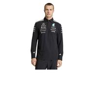 Adidas Polo manches longues Homme Mercedes AMG Petronas Formula One Team Engineers coton Noir M