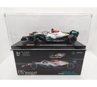 Mercedes AMG F1 W13 E Lewis Hamilton #44 2022 1/43 Bburago F1 avec pilote