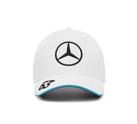 Mercedes AMG Petronas Casquette F1 2024 George Russell - Blanc - Taille Unique