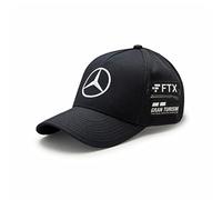 Mercedes AMG Petronas Formula One Team - Collection Officielle de Produits dérivés de la Formule 1 - Lewis Hamilton 2022 Team Trucker-Casquette - Noir - Adultes - Taille Unique