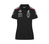 Mercedes AMG Petronas Polo F1 2024 pour Femmes - Noir - Taille: XL