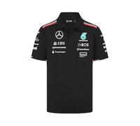 Mercedes AMG Petronas Polo F1 2024 pour Hommes - Noir - Taille: XL