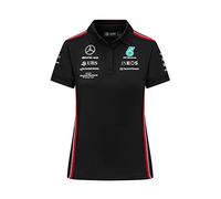 Mercedes AMG Petronas Formula One Team - Polo d'équipe 2023 pour Femme - Noir - Taille: L