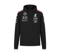 Mercedes AMG Petronas Sweat à Capuche de l'équipe F1 2024 pour Hommes - Noir - Taille: XL