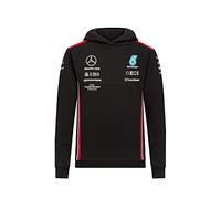 Mercedes AMG Petronas Sweat a Capuche Enfant Motorsport Officiel Formule 1 - Noir - 7/8 Ans
