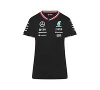 Mercedes AMG Petronas T-Shirt de l'équipe F1 2024 pour Femmes - Noir - Taille: XS