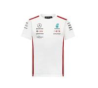 Mercedes AMG Petronas T-Shirt Enfant Motorsport Officiel Formule 1 - Blanc - 7/8 Ans