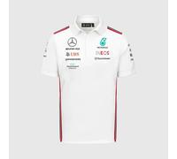 MERCEDES-AMG - Véritable Polo Petronas Motorsport Set Up Formule 1 blanc XS
