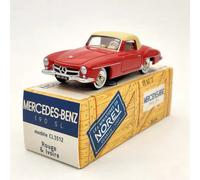 Mercedes Benz 190 SL Rouge et Ivoire au 1/43 de Norev Classic CL3512