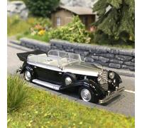 Mercedes Benz 770K cabriolet, noire / gris argent, de Erik Charell, 1938 - BREKI