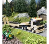 Mercedes Benz, Actros L MP1, semi-remorque surbaissée, armée Belge, beige sable