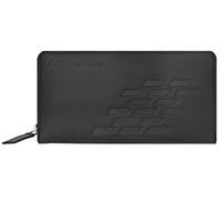 Mercedes-Benz AMG Portefeuille pour femme en cuir de vachette et polyester Noir, Noir , 20 x 10,5 x 1,8 cm, Classique