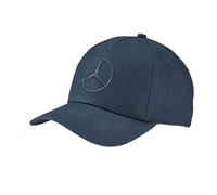 Mercedes-Benz Casquette Unisexe à 5 Panneaux, Bleu Marine, Taille réglable, Coton Bio, Loisirs et Sport, Toute l'année, Fermeture en métal, Design étoile Mercedes
