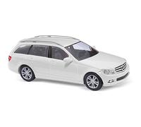 Mercedes Benz Classe C, blanc, 2007, Kit à monter - BUSCH 60236 - HO 1/87