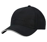 Mercedes-Benz Collection 2020 AMG Casquette 5 Panneaux Noir en Polyester avec Logo 3D