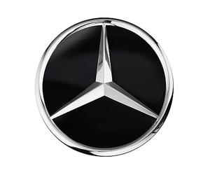 Mercedes-Benz Collection Cache-moyeux | étoile en relief | Noir mat