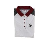 Mercedes-Benz Collection Polo de golf femme blanc/noir/violet prune, p B66958549-HN