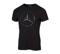 Mercedes-Benz Collection T-Shirt à col Rond et imprimé 3D Mercedes Noir - Noir - Large