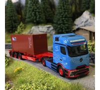 Mercedes Benz eActros, ProCabin BigSpace, semi-remorque porte-conteneurs, Franke