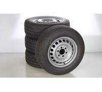 Mercedes-Benz Jeu complet de roues d'été acier 16 pouces avec Continental pneus pour pour Sprinter VS30 Vorderradantrieb 910, Mercedes-Benz d'origine A9104011300 VA-AA
