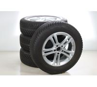 Mercedes-Benz Jeu complet de roues d'hiver en alliage 17 pouces avec pneus Bridgestone pour Classe GLA H247, Classe GLB X247, Mercedes-Benz d'origine A1774010400 VS-ZB