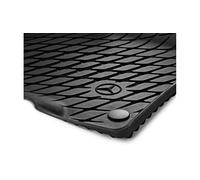 Mercedes-Benz Lot de 6 tapis de sol en caoutchouc d'origine pour X 243 EQB avec 3ème rangée de sièges à partir de 10/2021 Noir LHD