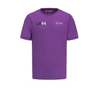 Mercedes AMG Petronas Formula One Team - T-Shirt de Sport Lewis Hamilton LH44 - Violet - Taille: M